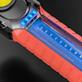 Pikkukuva 4 / 10: LED-taskulamppu turvavasara taskulamppu USB lataus