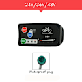 Miniatyrbild 3 av 9: E-Bike Kontrollpanel LED Display MTB Speedometer