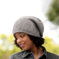 Miniatyrbilde 3 av 10: Cotton Cashmere Pullover Hat Beanie Hat SORT Black