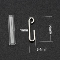 Miniatyrbillede 1 af 10: 40 Stk Lure Fishing Connector Fast Fishing Snaps TRANSPARANT transparent