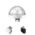 Pikkukuva 10 / 10: LED Bounce Light -auton tunnelmavalot 3 3 3