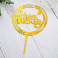 Miniatyrbilde 10 av 10: 10 stk Cake Topper Gratulerer med dagen 8 8 8
