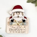Miniatyrbillede 1 af 8: Julepengeholder Julemandens liste Julepengeholder C C C