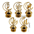 Miniatyrbilde 3 av 10: Gylden lysestake Metal lysestake C C C