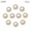 Pikkukuva 1 / 10: Rhinestone Pearl Buttons Paidan napit 23MM10KPL 10KPL 23MM10pcs