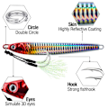 Miniatyrbilde 6 av 10: Fiskeagn Bionic Jig Lure 80GSTYLE 7 LYSENDE STIL 7 80gStyle 7 Luminous