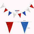 Miniatyrbild 3 av 10: Triangle Flags Bunting Banner 7 7 7