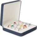 Miniatyrbillede 2 af 10: Ringopbevaringsbokse Travel Ring Holder Case Box A A A