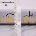 Miniatyrbild 1 av 10: Handsydd Pearl Pearl Braid Spetsband 8 8