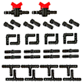 Miniatyrbilde 7 av 10: Slangerørkobling Slangekobling 20PCS-2 20PCS-2 20Pcs-2