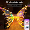 Miniatyrbillede 1 af 10: Elf Luminous Butterfly Wing Elektriske Englevinger LED LYS LED led light