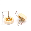 Miniatyrbillede 5 af 6: 2 stk. polerhjulsdug polerhjul C C C