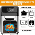 Miniatyrbillede 5 af 7: 2 STK silikone gryde BBQ tallerken Pan Passer til NINJA Air Fryer blue
