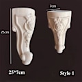 Pikkukuva 1 / 10: Vintage puusta veistetyt huonekalut jalat 25X7CMSTYLE 1 STYLE 1 25x7cmStyle 1