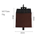 Miniatyrbillede 2 af 9: Udendørs foderpose Frugtplukkepose SORT Black
