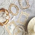 Miniatyrbillede 10 af 10: Hul præget fotoramme DIY Craft Cardstock Paper 2 2 2