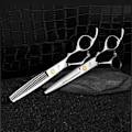 Miniatyrbillede 7 af 10: Klipningssaks Hårklippesaks SORT 8STK 8STK black 8PCS-8PCS