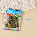 Miniatyrbillede 1 af 10: Scratch Paper Art Rainbow Scratch Notebog BLÅ 1 BOG 1 BOG Blue 1 book-1 book