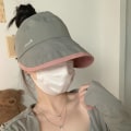 Miniatyrbillede 3 af 10: Sunblock Hat No Top Sun Hat SORT black