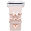 Miniatyrbild 1 av 7: Watch Band Ornament Dekorativ Ring ROSE GULD HJÄRTAFORMAD rose gold heart-shaped-heart-shaped