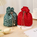 Miniatyrbillede 8 af 8: Snørepose Gave Pakkepose RØD 3STK 3STK red 3pcs-3pcs