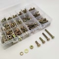 Miniatyrbild 6 av 10: 652PCS Bultar och muttrar Sortiment Kit Platta brickor