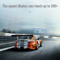 Miniatyrbillede 4 af 10: Bil GPS HUD HUD Projektor Display Digital Speedometer Black