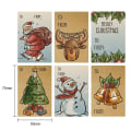 Miniatyrbillede 6 af 10: 250/300 STK Glædelig Jul Stickers Xmas Forseglingsmærke 3 3 3