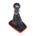 Pikkukuva 9 / 10: Vaihteenvaihteen nuppi Auton vaihteenvaihdin PUNAINEN 5 SPEED 5 SPEED Red 5 speed-5 speed