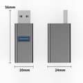 Miniatyrbilde 2 av 7: USB Hub Type-C Splitter Expander