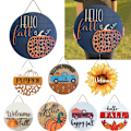 Pikkukuva 7 / 10: Tervetuloa syksyn ovikyltti Pumpkin kyltti DESIGN 3 DESIGN 3 Design 3