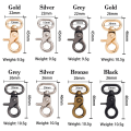 Miniatyrbild 2 av 10: 5st löstagbara Snap Hook Trigger Clips SVART 20MM Black 20mm