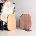Miniatyrbillede 5 af 10: 2 Stk Desktop Bogstøtte Art Book Stand SORT VALNØDDE TRÆ SORT Black Walnut Wood