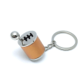Miniatyrbild 1 av 10: 2 ST Gear Stick Knob Nyckelring Bilnyckelring GULD gold