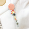Miniatyrbillede 2 af 6: 2 stk udtrækkelig nøglering Badge Holder