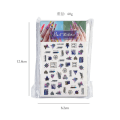 Miniatyrbilde 2 av 10: 12 stk Marmor Negleklistremerker Neglekunst Klistremerke A-12PCS A-12PCS A-12pcs