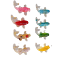 Miniatyrbilde 3 av 9: Krystallgrus Karpe Ornament Drypp Gel Små Fisk Ornament B B B