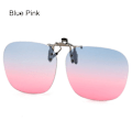 Pikkukuva 1 / 10: Clip-On Polarisoidut aurinkolasit Flip-up aurinkolasit Blue Pink