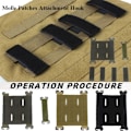 Miniatyrbillede 9 af 10: Molle Patches Fastgørelseskrog SORT STYLE 2 STYLE 2 Black Style 2-Style 2