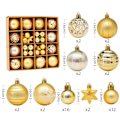 Pikkukuva 4 / 10: Joulukuuseen ripustettavat pallot Joulupallo 44 KPL SET C 44 KPL SET C 44pcs set C