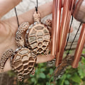 Miniatyrbilde 3 av 10: Turtle Wind Chime Beach Wind Chimes Windchimes