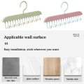 Miniatyrbillede 10 af 10: Multi Hængende Opbevaring Bøjle Garderobe Opbevaring Organizer GRØN green