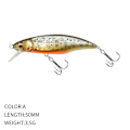 Pikkukuva 1 / 9: uppoava Minnow Baits Fish Hooks A A A