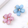 Miniatyrbild 3 av 10: 10 stycken blomkristall hårklämma Girl Bangs Clip BLÅT 10 DEL blue 10 Piece-10 Piece