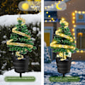 Pikkukuva 3 / 9: Solar Christmas Tree Christmas LED Light Tree VÄRI VAALEA VÄRI COLOR LIGHT
