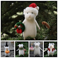 Miniatyrbillede 7 af 10: Halloween Mus Woolfilt Mus STYLE 5 STYLE 5