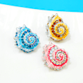 Miniatyrbilde 7 av 8: Conch Brosjer Emaljert Pin GUL Yellow