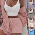 Pikkukuva 3 / 10: Set, 3-osainen fleece-pyjamat PINK M Pink M
