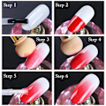 Miniatyrbild 4 av 10: Ombre nagelborstsvampar Set Gradient 04 04