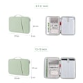 Miniatyrbild 4 av 10: Handväska Tablet Sleeve Case LJUSGRÅ FÖR 12-13 TUM Light Grey For 12-13 inch